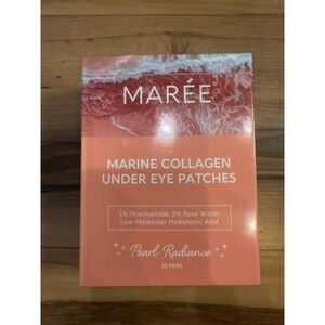 MAREE Marine Collagen Under Eye Patches Pearl Radiance 20 Pairs Sealed New